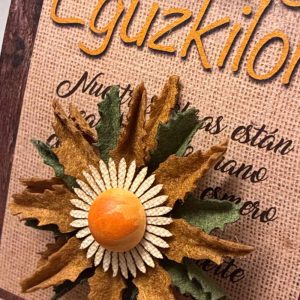 Broche fieltro eguzki
