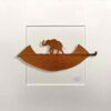 277 elefante hoja