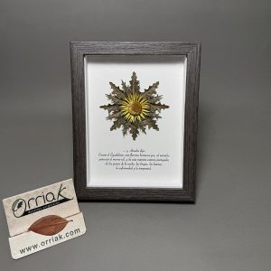 Cuadro eguzki con texto Marco Wengué