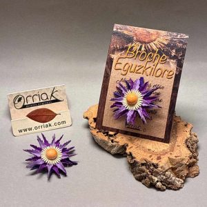 Alternative view of Broche Eguzkilore de Fieltro
