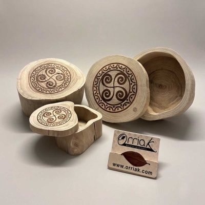 Caja tronco lauburu